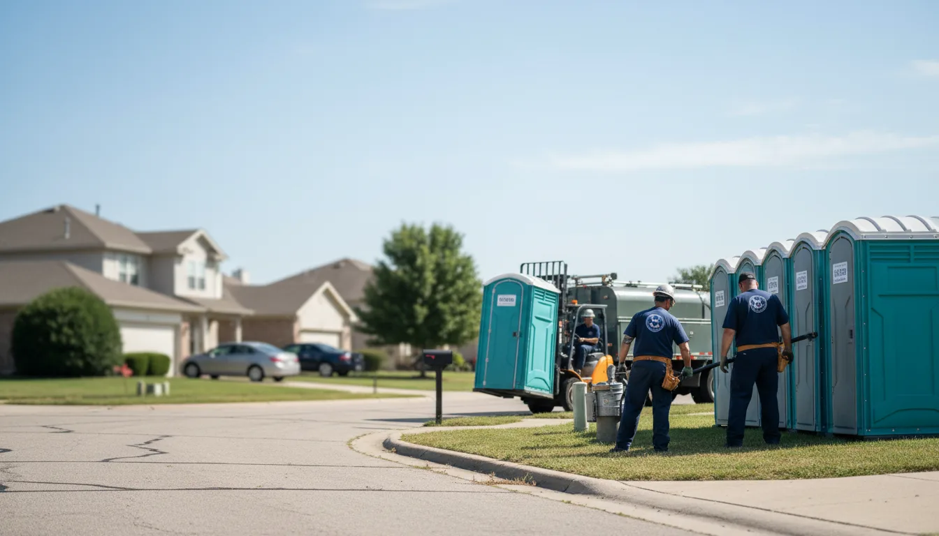 Porta Potty Rental in Masterson, TX near me